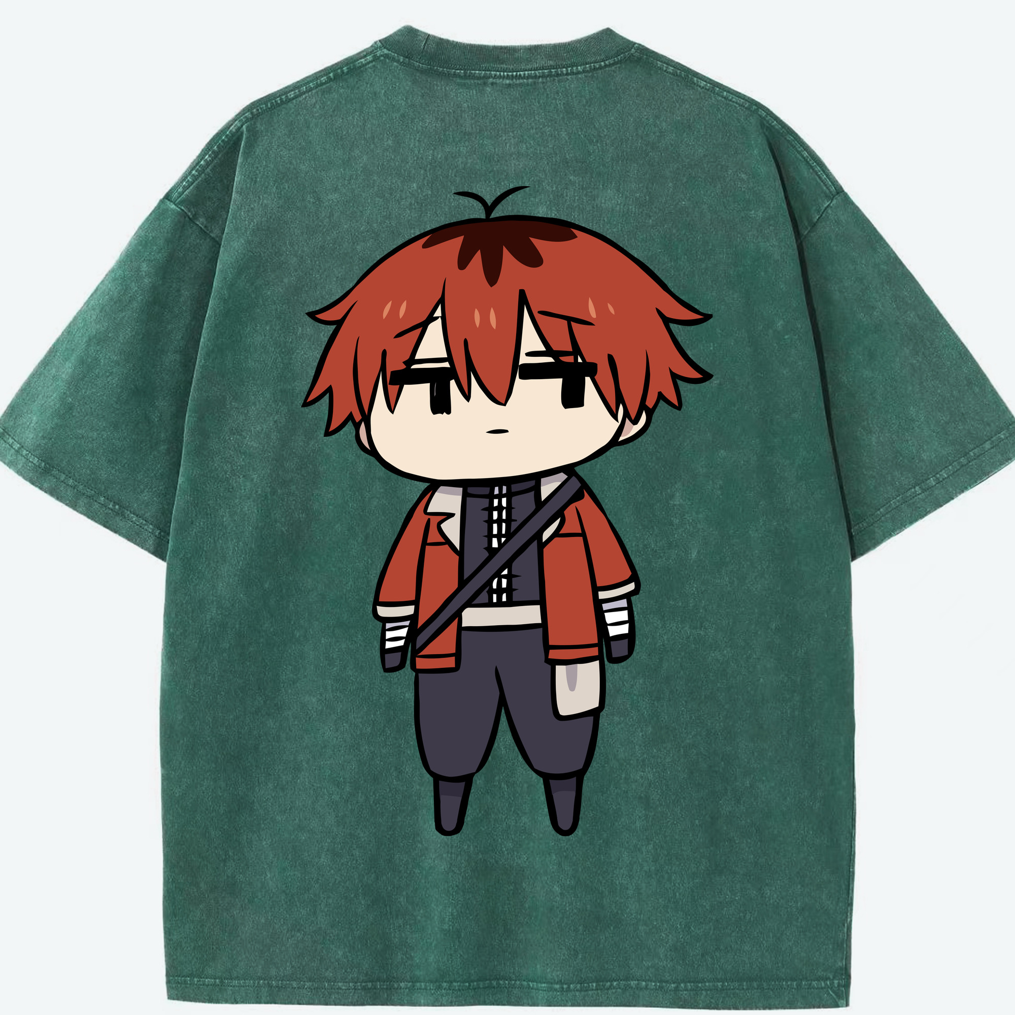 （画像用） 葬送のフリーレン Frieren 綿100% ヴィンテージ風 半袖Tシャツ（背面プリント）